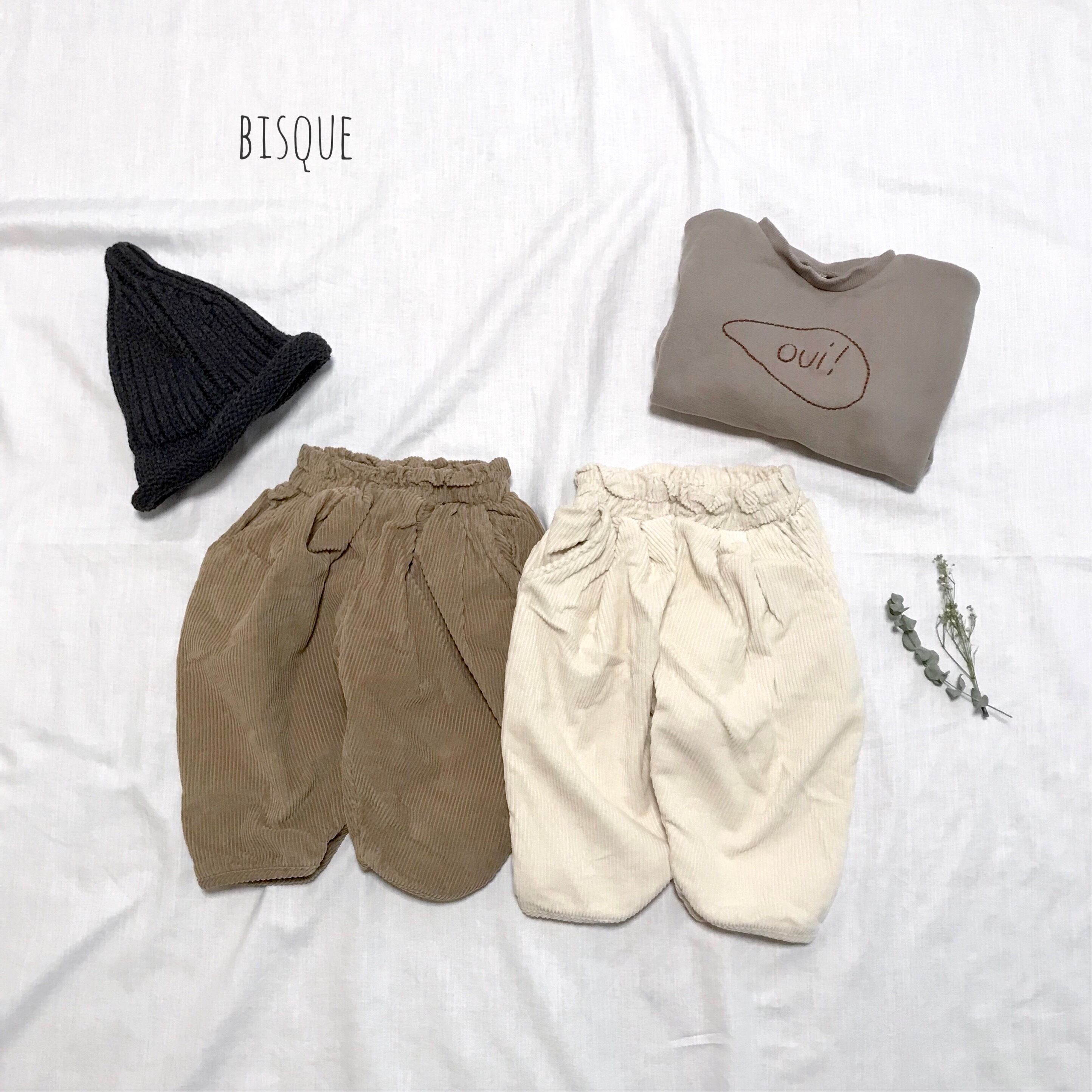 裏起毛コーデュロイパンツ