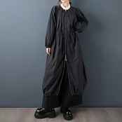 ボリューム コクーン ロングコート  60035