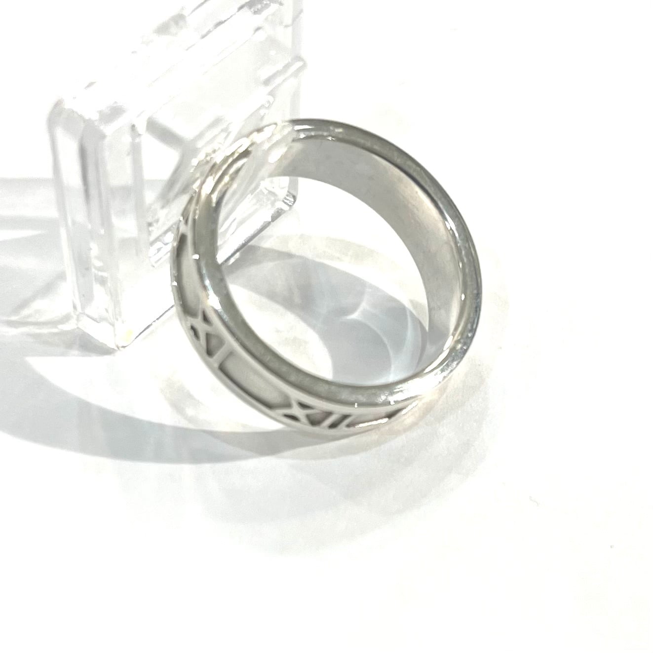 TIFFANY&CO】【17号】2582 時を纏う シルバー925号アトラスリング指輪