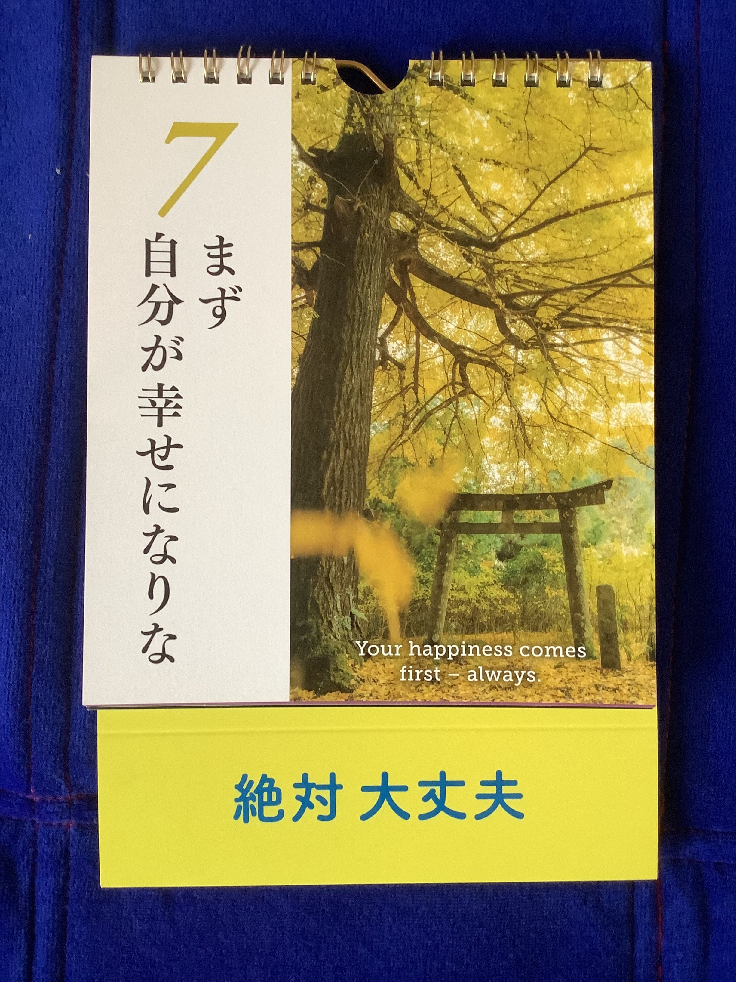 斎藤一人 日めくりカレンダー第2弾「愛と光のメッセージ31」 | 銀座