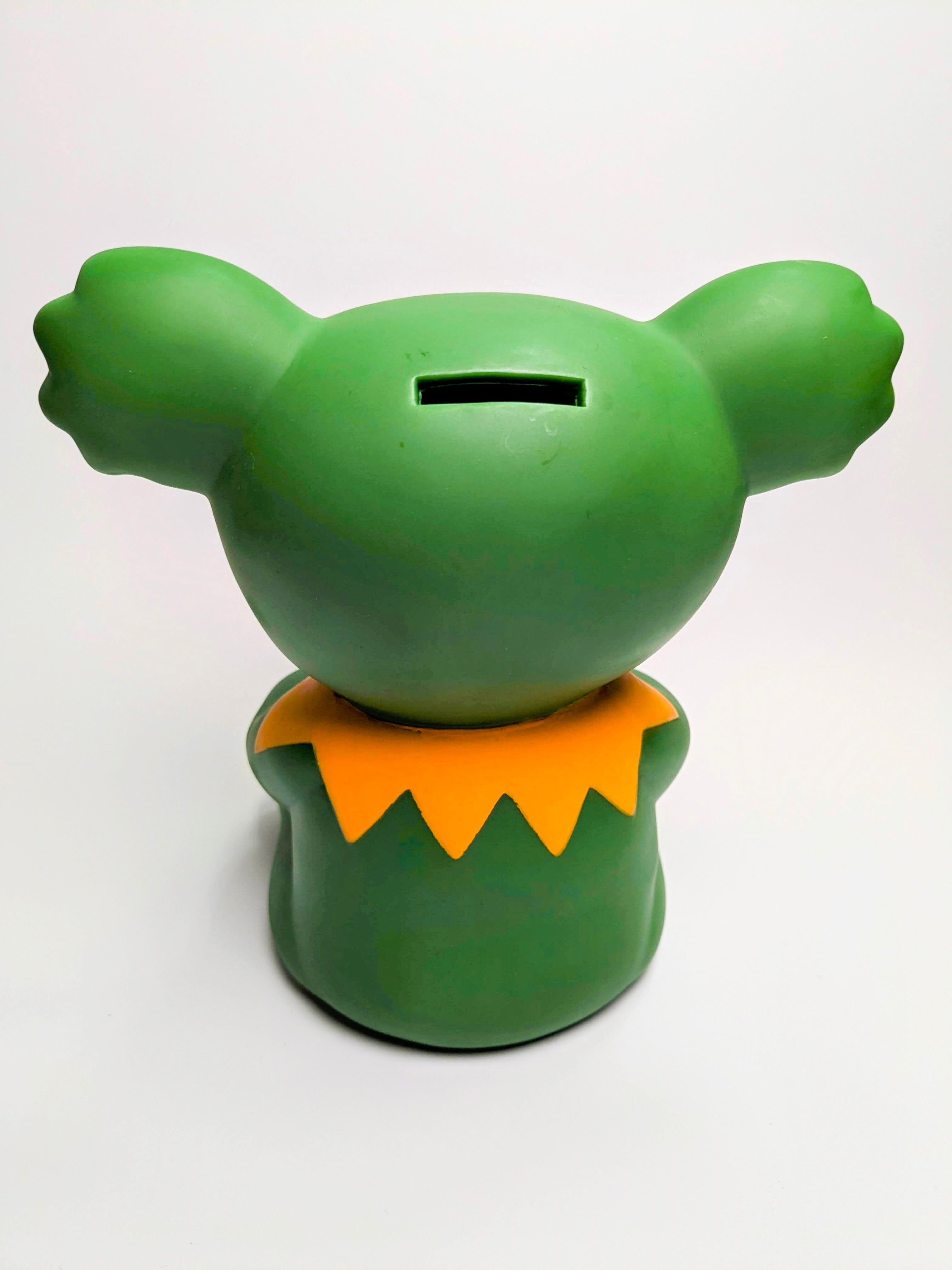 再入荷！【グレイトフル・デッド  ( Grateful Dead)グリーン】貯金箱 ベア コインバンク / ソフビバンク 〚アメリカン雑貨 アメトイ〛
