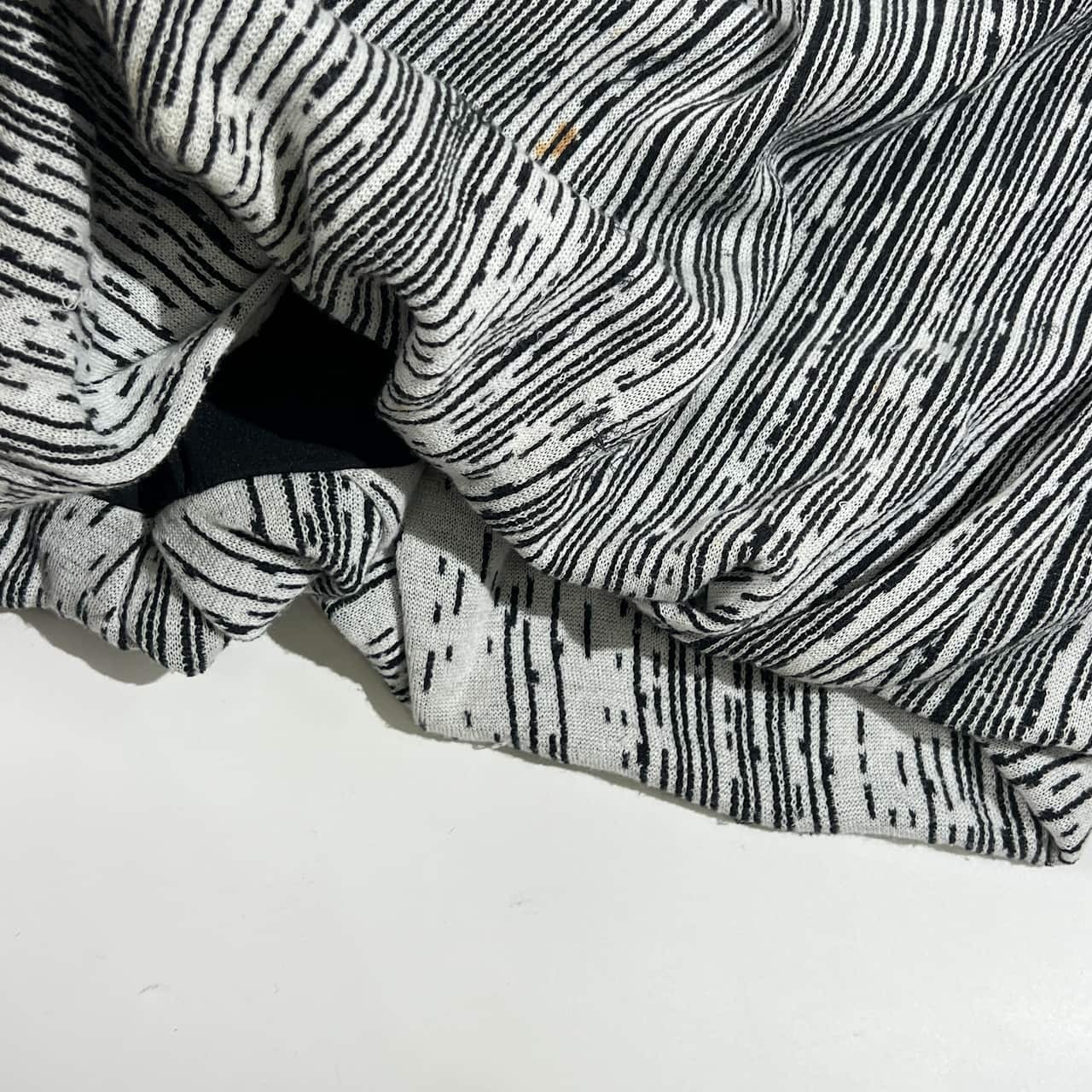 上下 芽風 mefu メフウ セットアップ ニット キャミソール  スカート 40/ブラック×ホワイト レディース センソユニコ