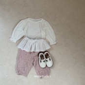 韓国子供服 / mimimarket / 26Autumn / トションアイボリーT / 秋服 *S~L *