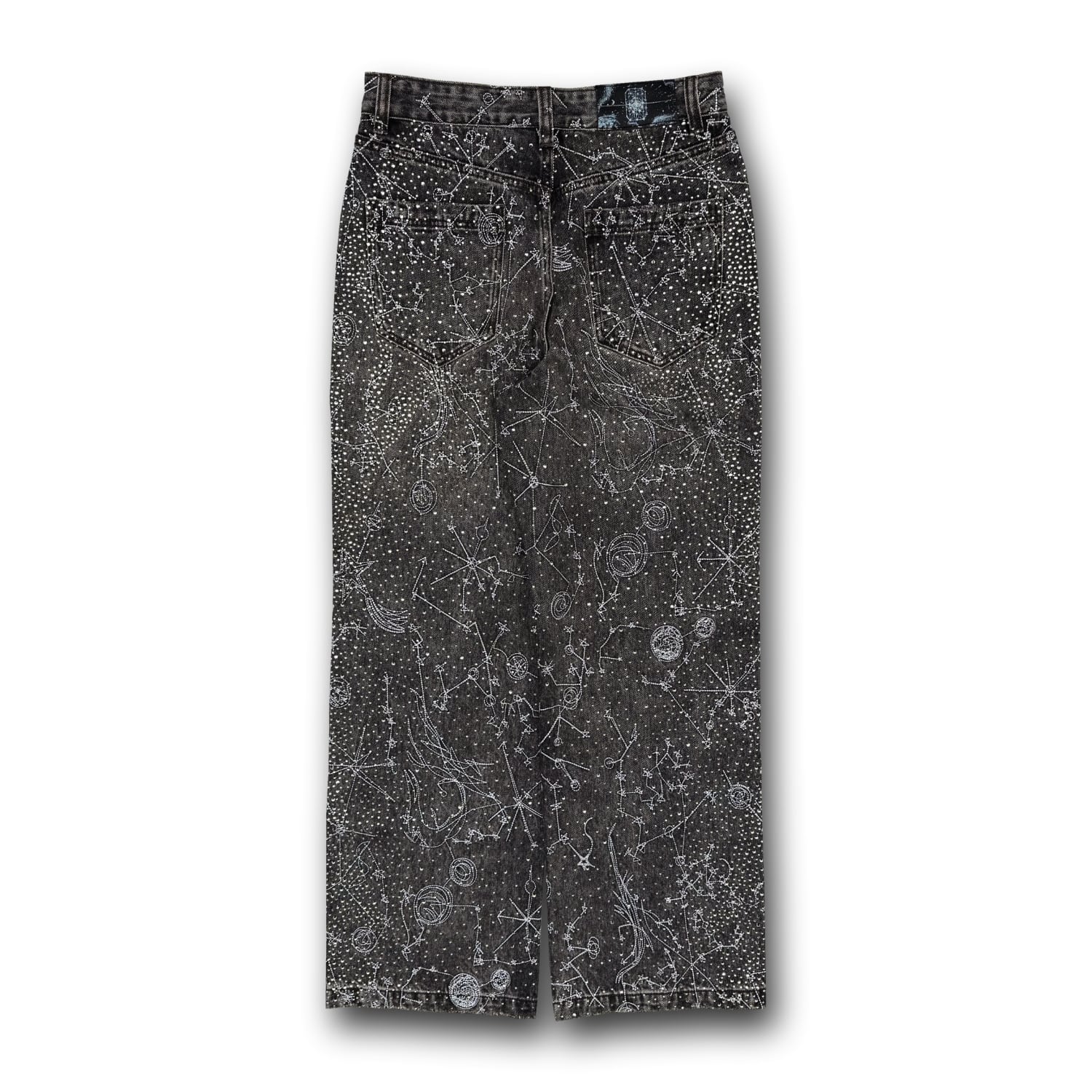 Birth Of Royal Child / 20K Zodiac Diamond Denim Pants | HOLICK