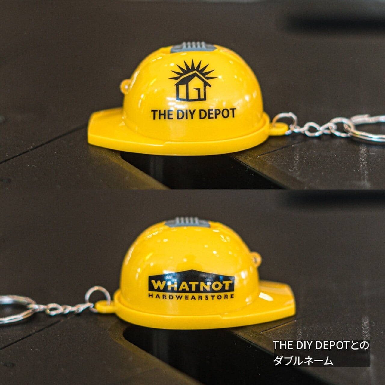 WHATNOT×THE DIY DEPOT／ヘルメットキーホルダー｜HELMET KEYCHAIN