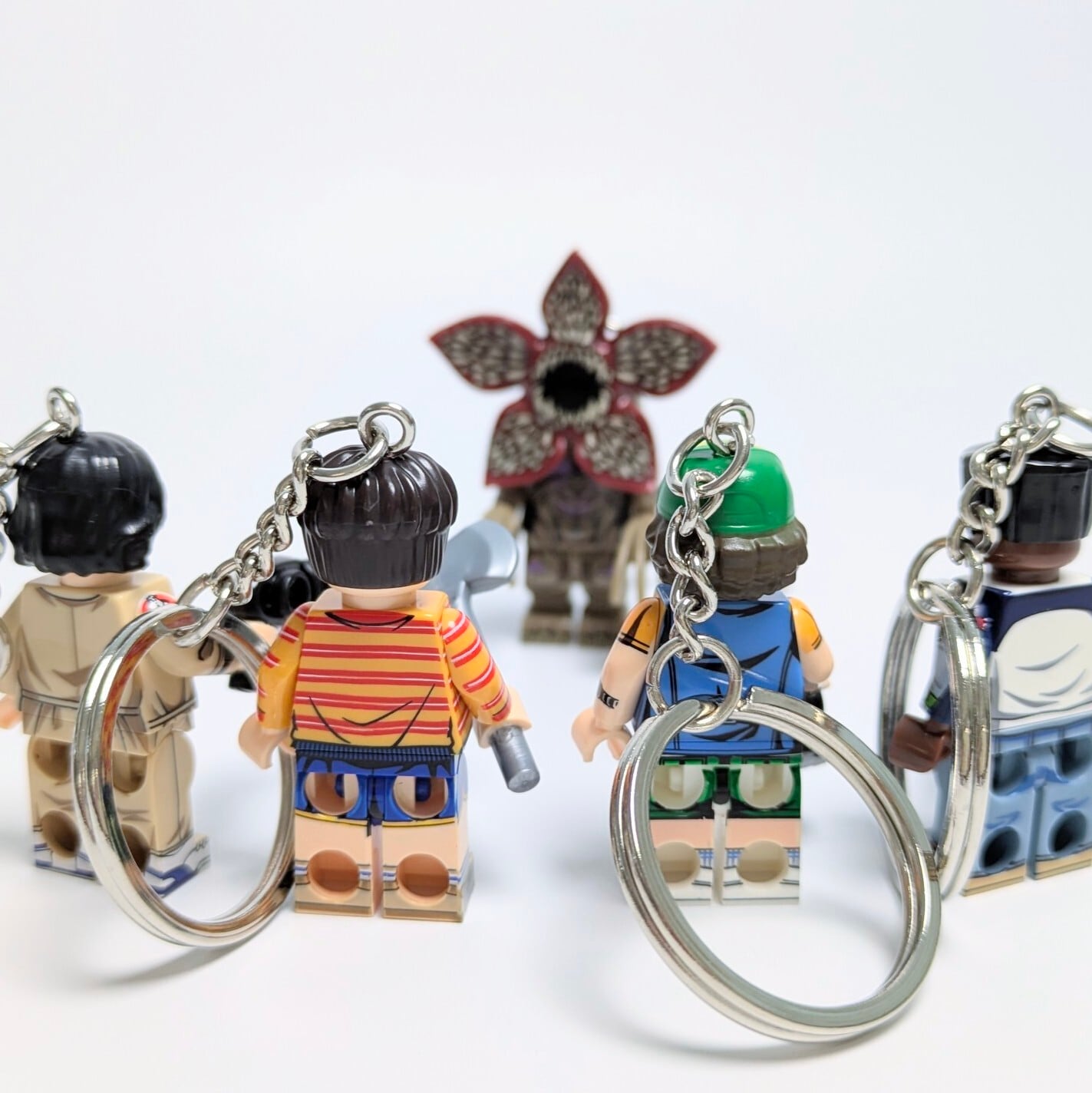 ★ブロックフィギュアキーホルダー★【 Stranger Things / ストレンジャーシングス 】 マイク・ウィーラー 〚アメリカン雑貨 アメトイ〛