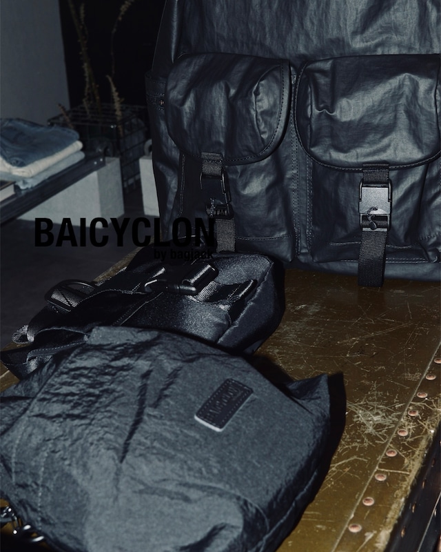 BAICYCLON BCL-37 BACKPACK 100/210D NYLON CORDURA 12H/TWILL W/S-FACE PU BAICYCLON by Bagjack バイシクロン 25AW バックパック