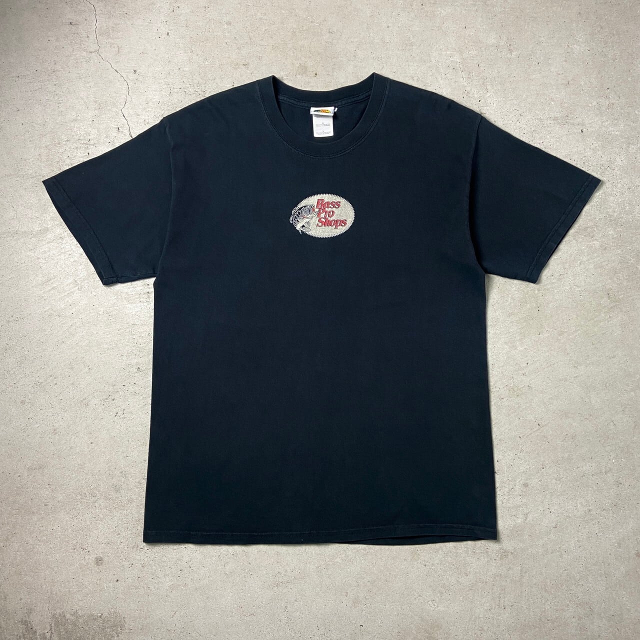 00年代 Bass Pro Shops FISH BONE アニマル 魚 両面プリントTシャツ
