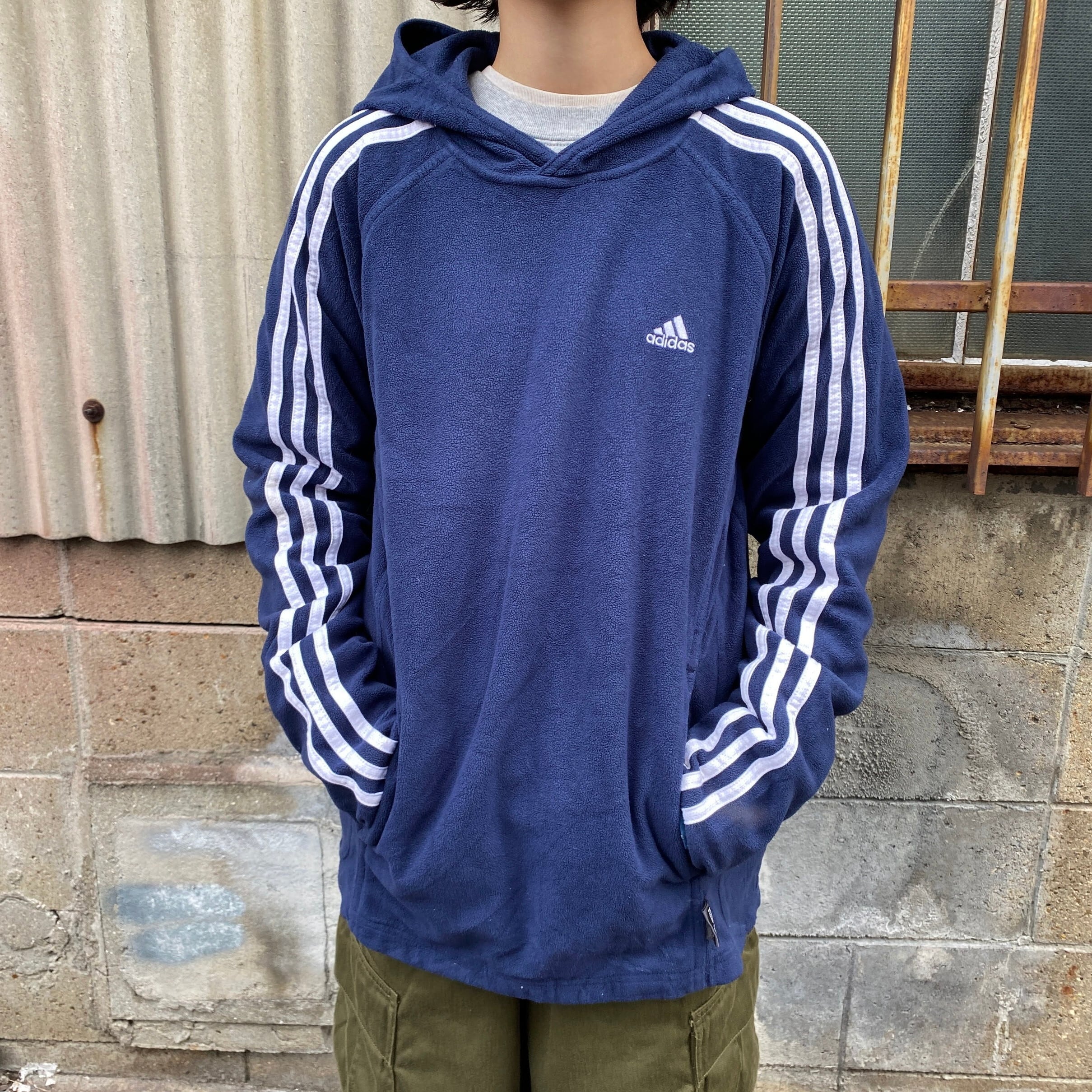 アディダス adidas ポリエステル100% パーカー ブルゾン Mサイズ