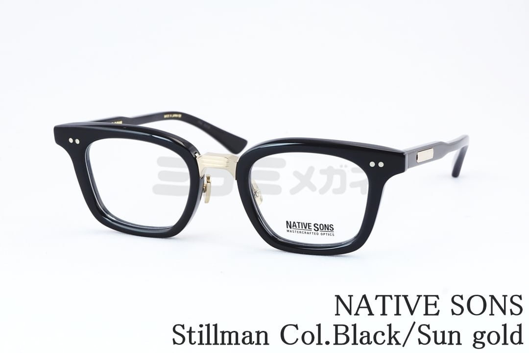 NATIVE SONS クリア メガネ Stillman Col.Honey mauve/Lv gold PM-023U