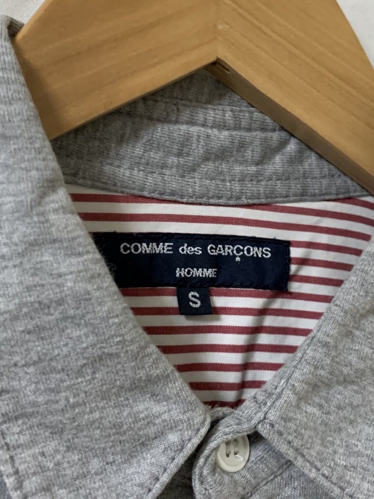 Stitched Design Short Sleeve Shirt "COMME des GARÇONS HOMME"