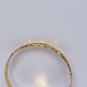 [手彫り]ハワイアンOバングル(ハイビスカス&プルメリア)