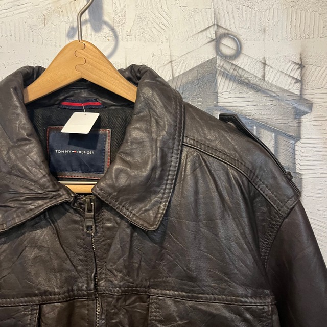 tommy hilfiger leather jacket | ShuShuBell シュシュベル online shop