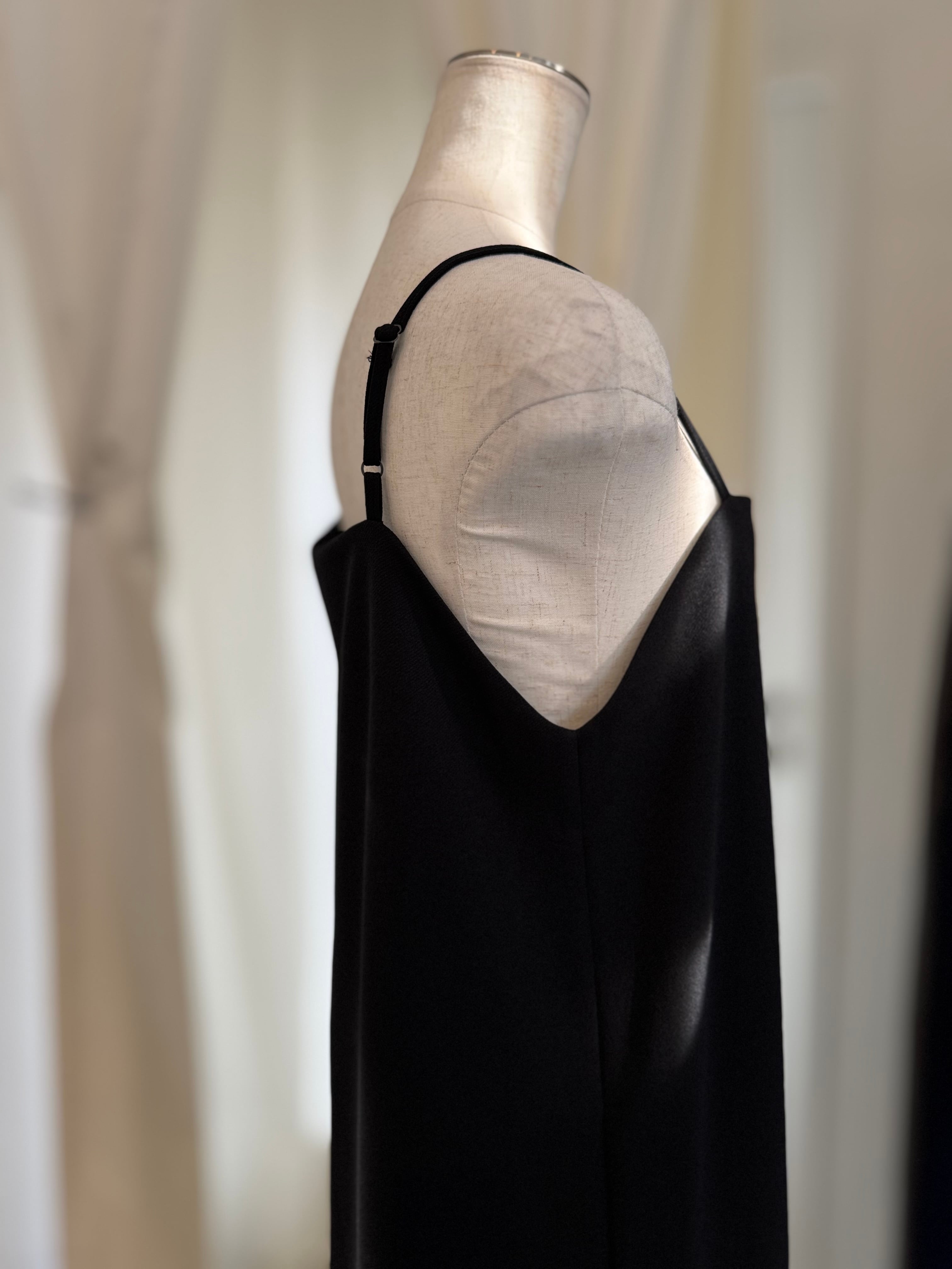 【PASSIONE】バックスリット入りストレッチキャミワンピ　5316114