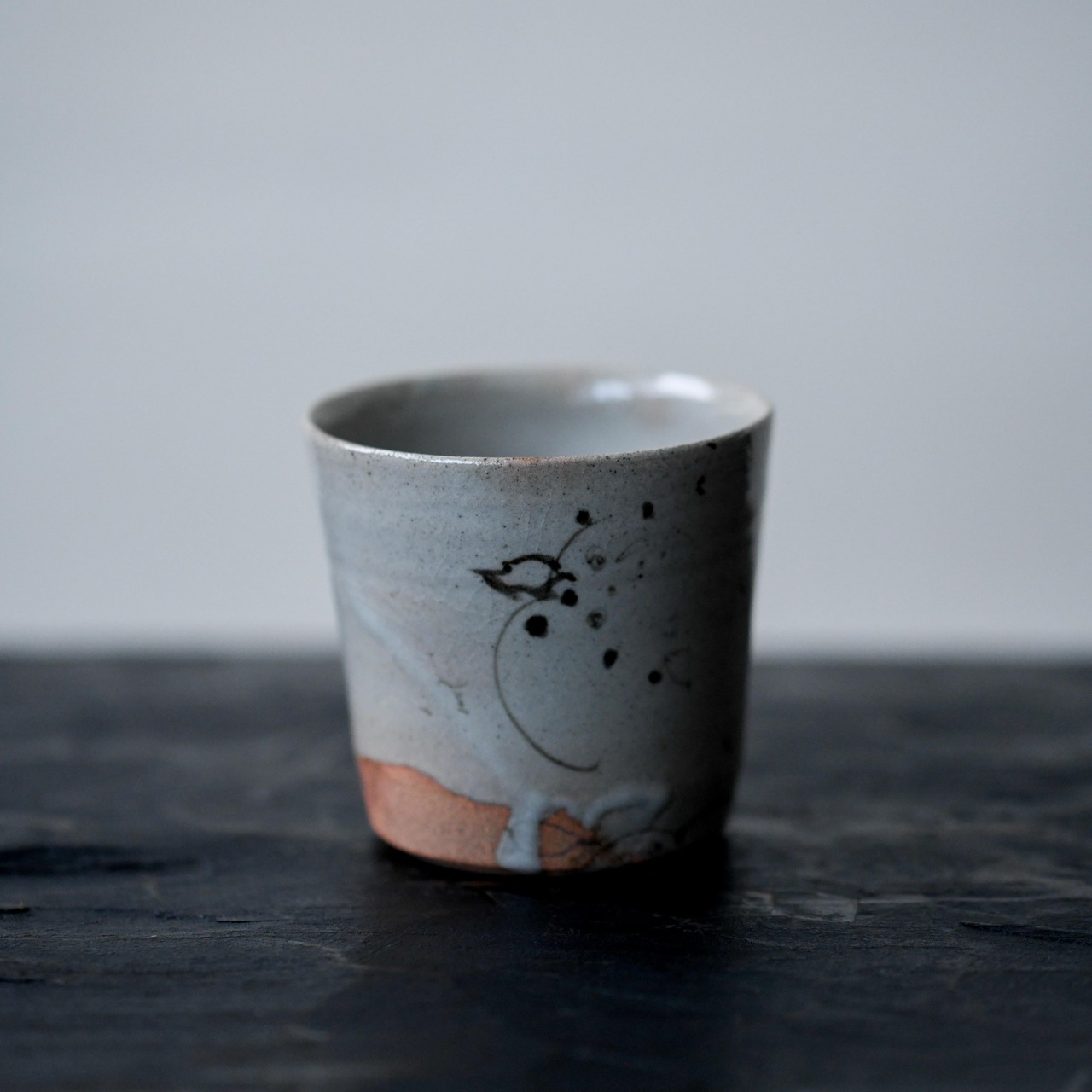 秋田菫　絵唐津　カップ