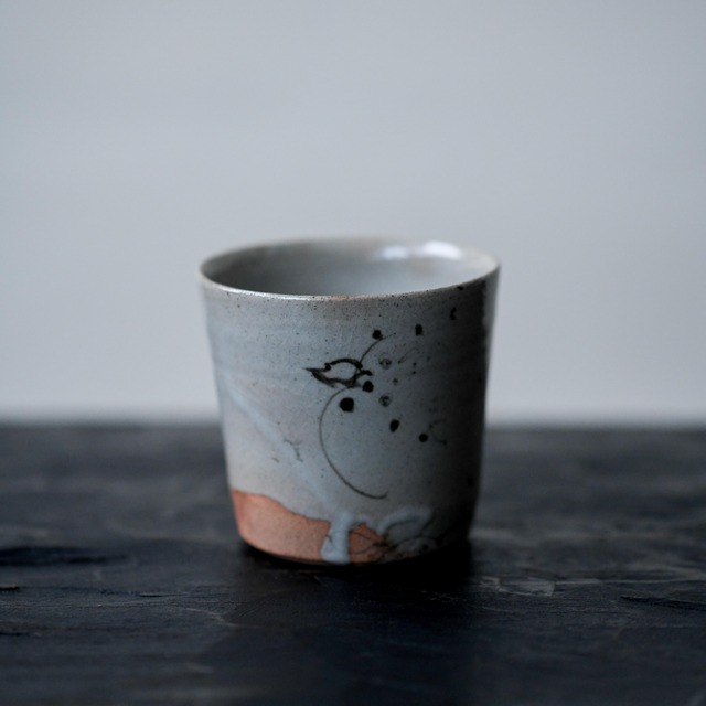 秋田菫　絵唐津　カップ