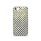 市松模様・静翠 - 和風 iPhone クリアケース（ハード or ソフト）【simplify】