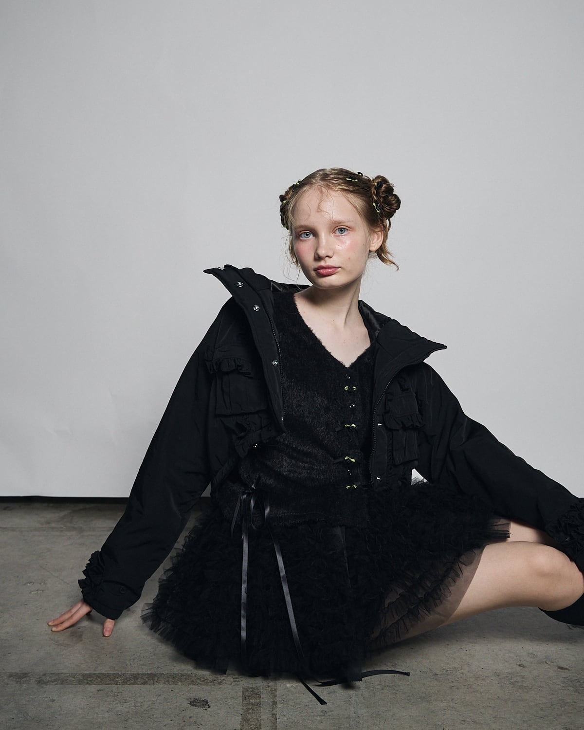 lilLilly チュールレイヤードミニドレス lilLilly チュールレイヤードミニドレス pain】チュールレイヤードミニ