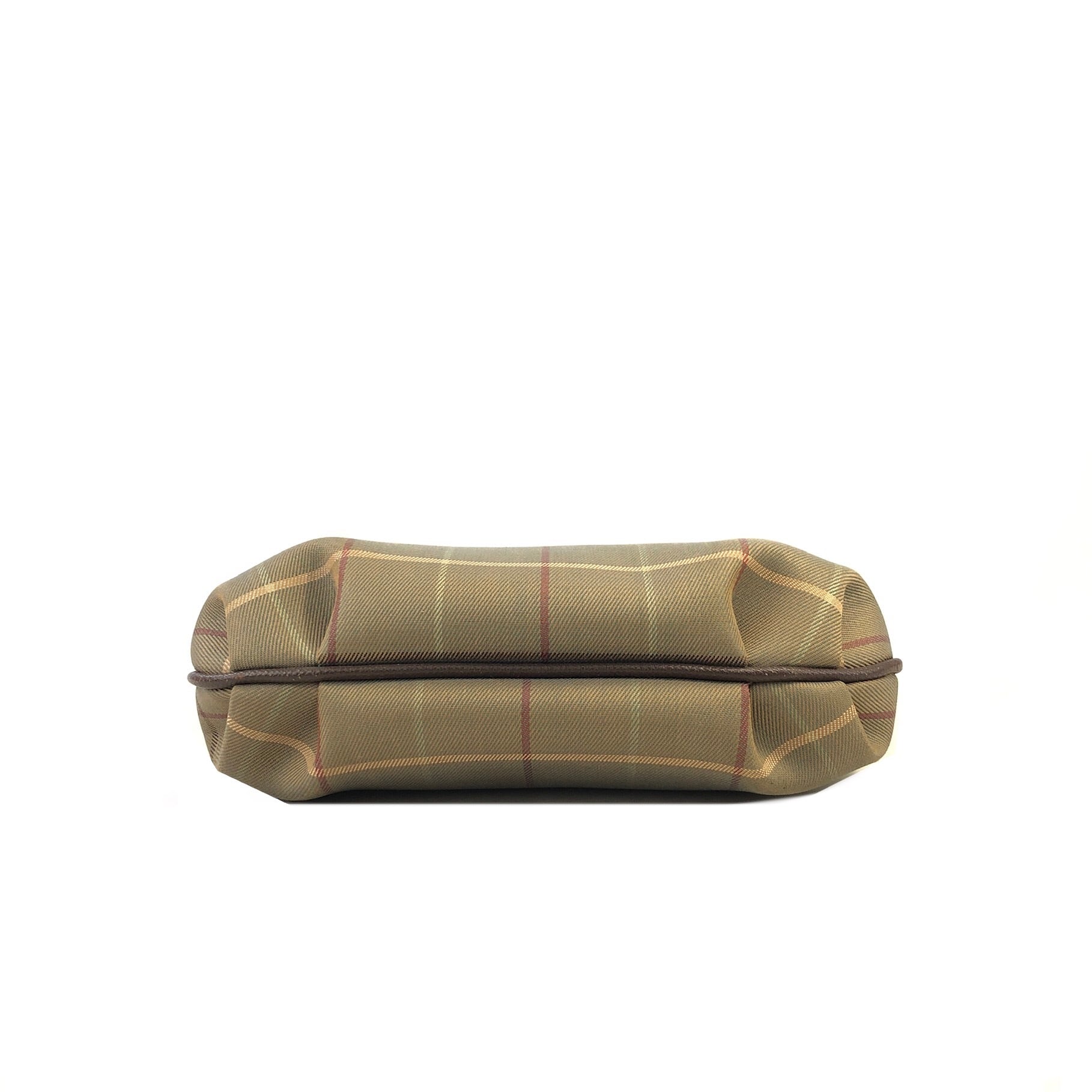 Burberrys' バーバリーズ ロゴ ファブリック レザー がま口