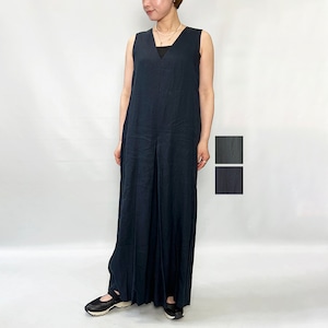 TICCA ティッカ リネンノースリーブコンビネゾン TBFS-415 2026春夏新作 [送料無料]