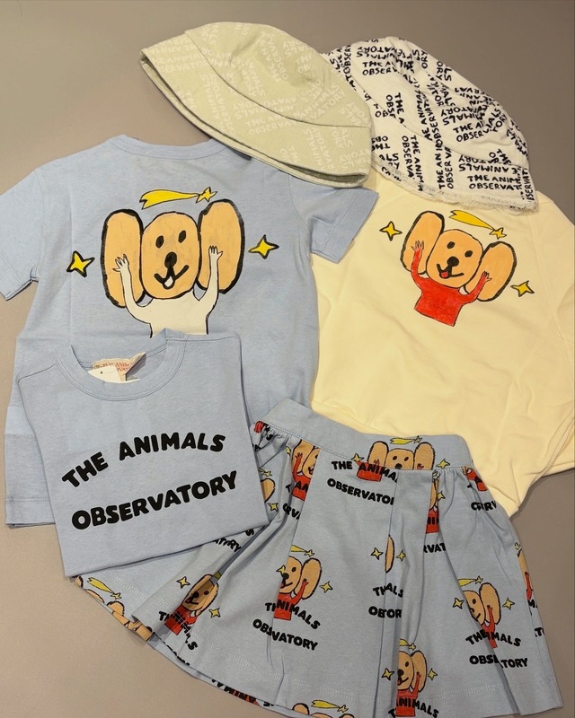 【The Animals Observatory】Soft Blue Turkey Skirt