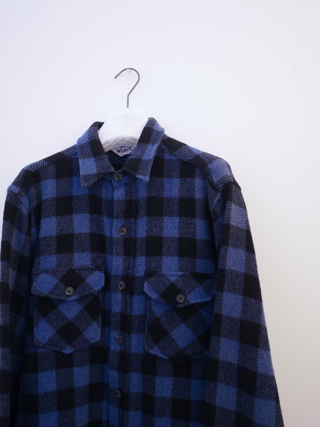 70s Woolrich CPO checked shirt