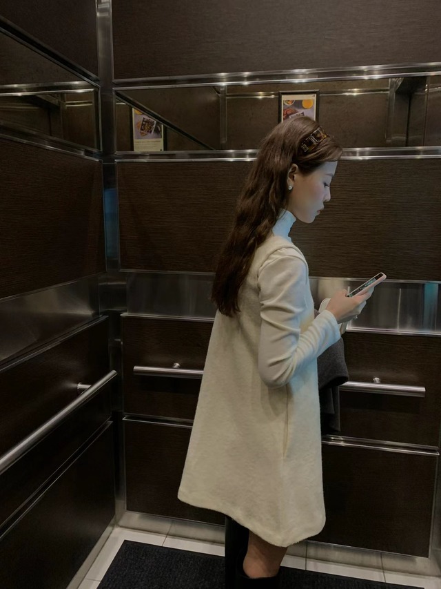 (予約) LIFFEY / Roa wool mini one-piece 2color