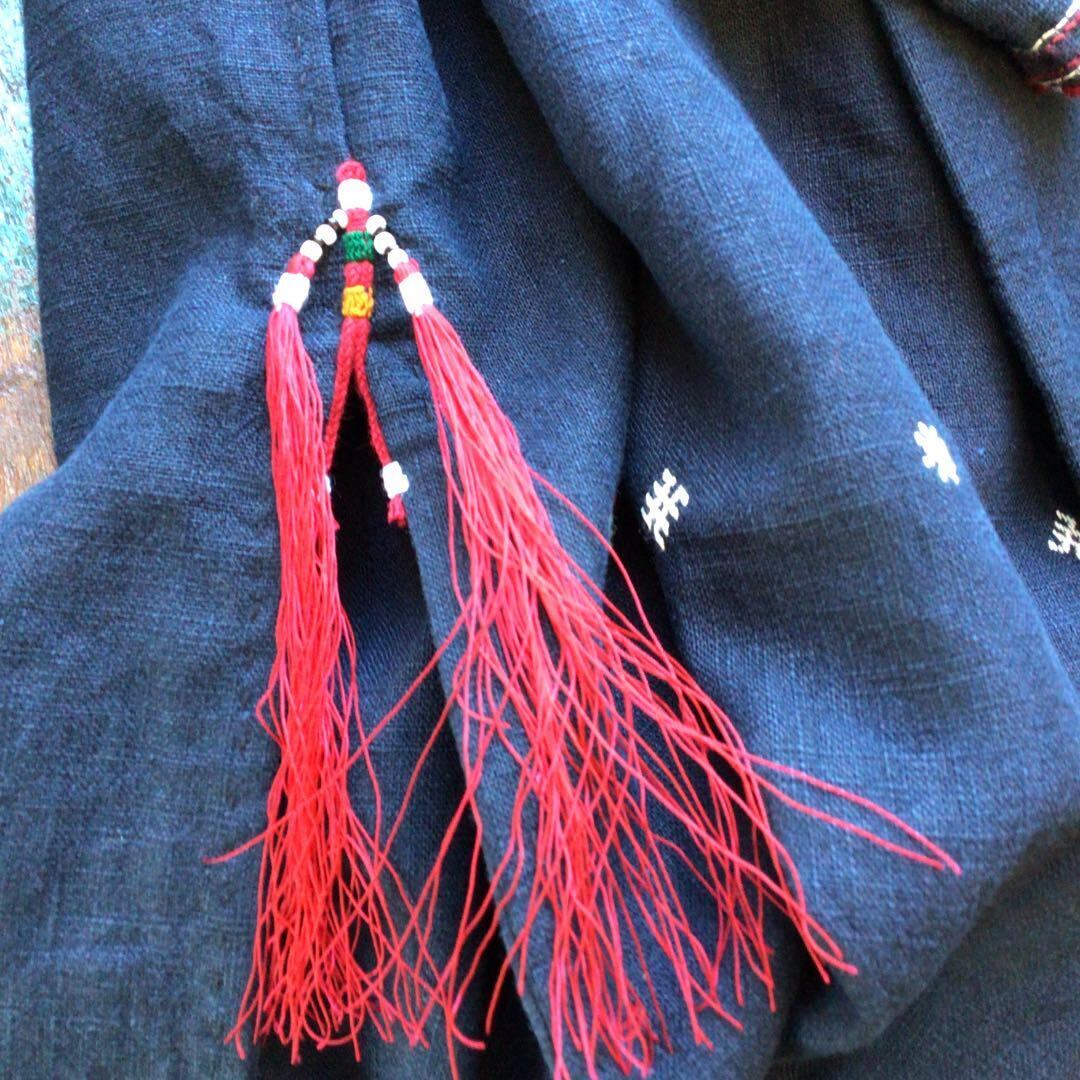 エスニック　　ヤオ族ジャケット　民族衣類　コットン　手刺繍　カーディガン