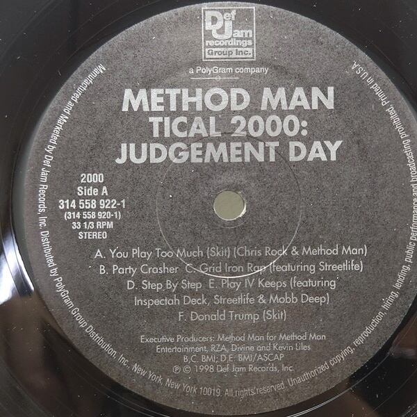 Method Man / Tical 2000: Judgement Day [314 558 920-1, 314 558 920-2] - 画像5
