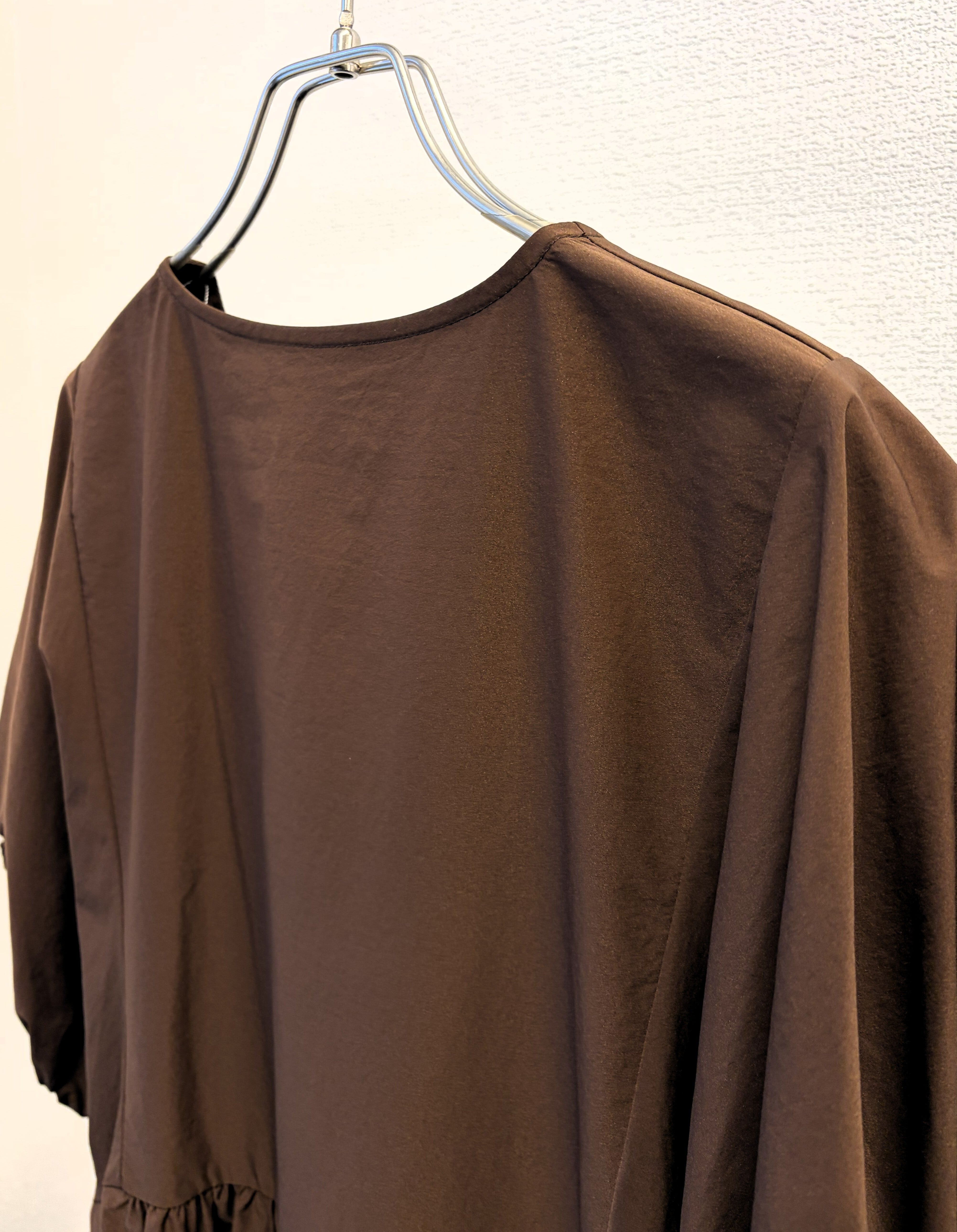 ○○○9286】ナチュラルストレッチドルマンワンピース（8801-64018