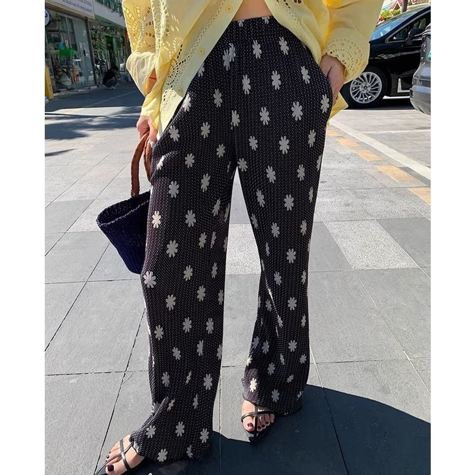 flower easy pants k-1001