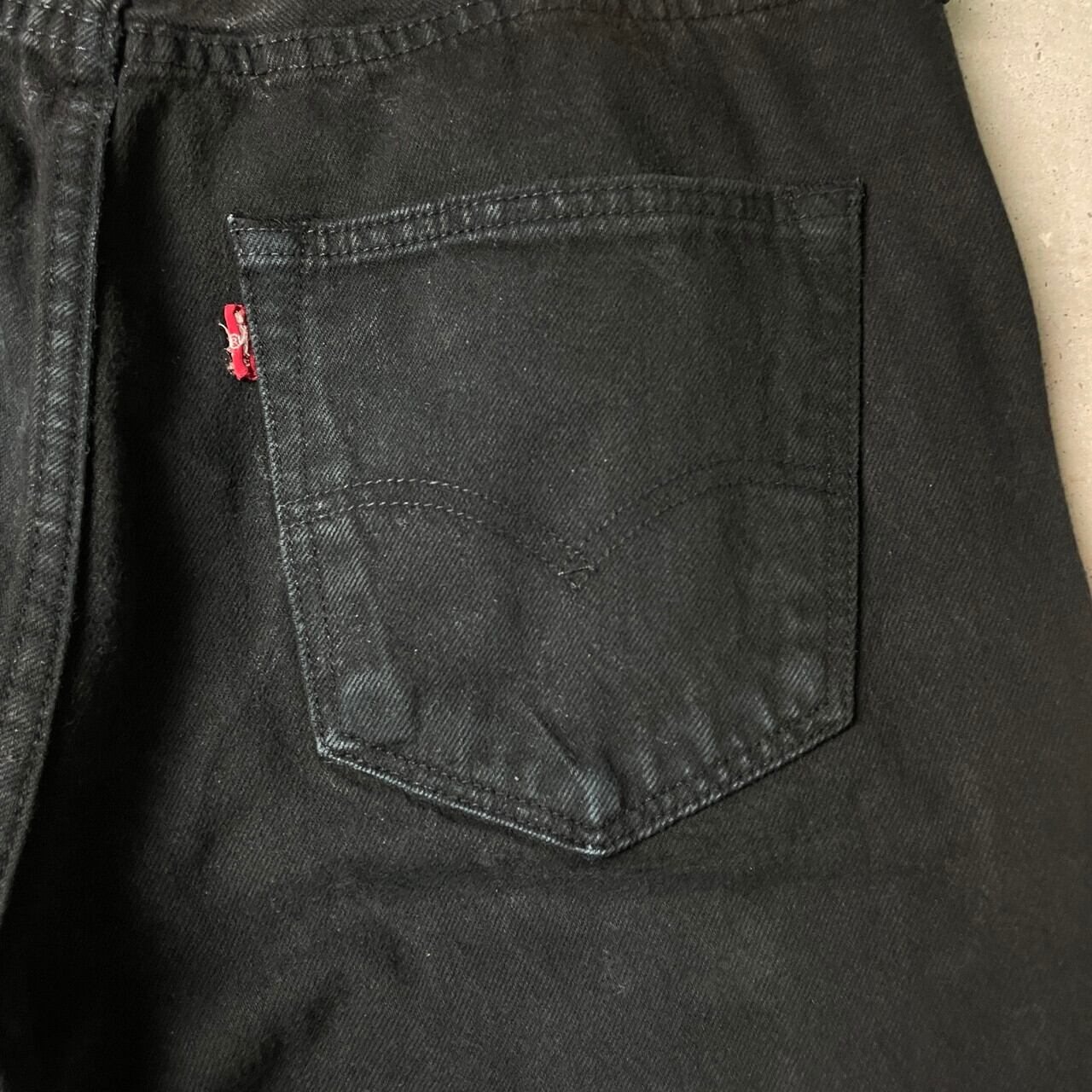 Levi's リーバイス 501 ストレート ブラックデニムパンツ メンズW33