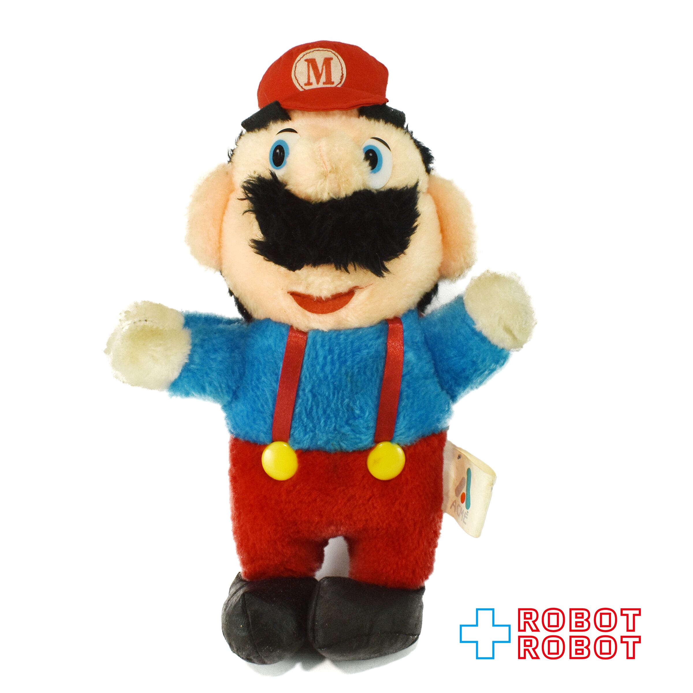 マリオ　ぬいぐるみ　ビンテージ　アクメ社 アクメ社 スーパーマリオ ぬいぐるみ 30センチ ※難有り | ROBOTROBOT
