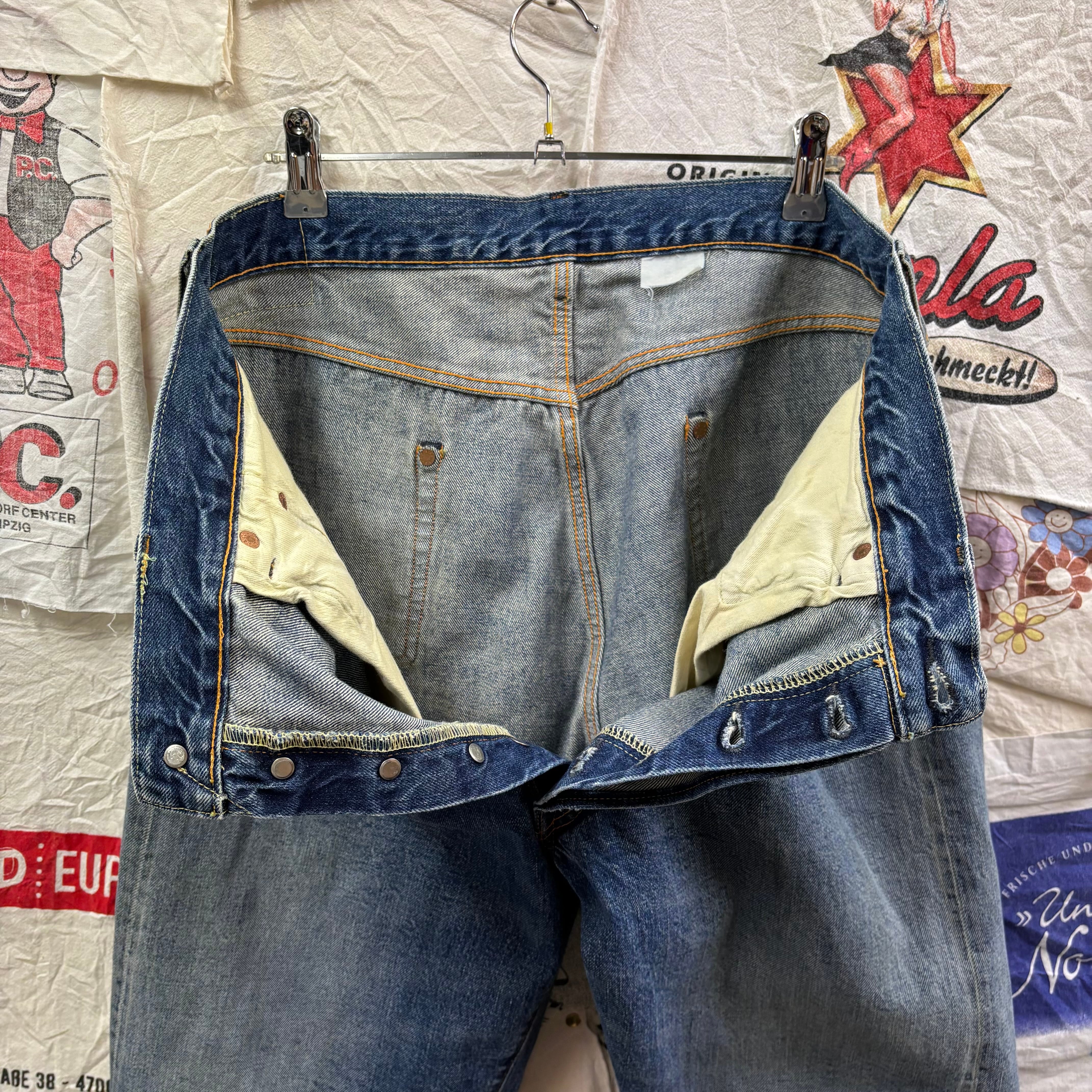 Levi's 501XX 1955 復刻　W31 L34 トルコ製 リーバイス 501XX 1955 復刻 トルコ製 BIGE W30 赤耳