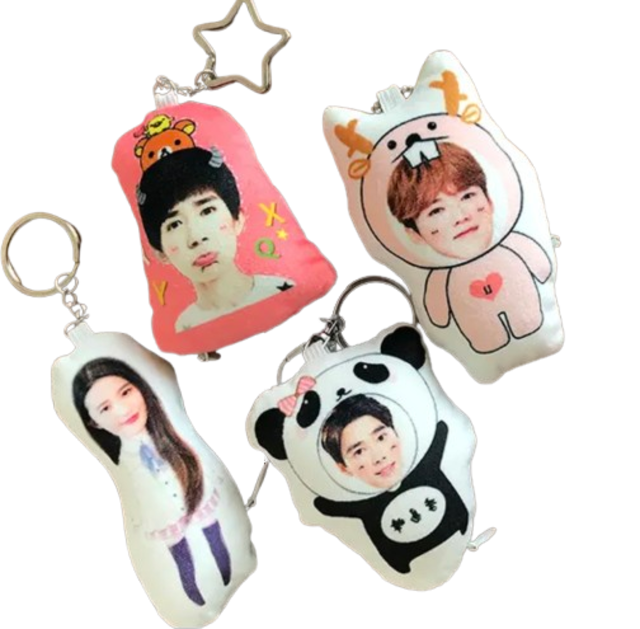 オリジナル制作可能】カスタムクッションキーホルダー 推し活 アクリル