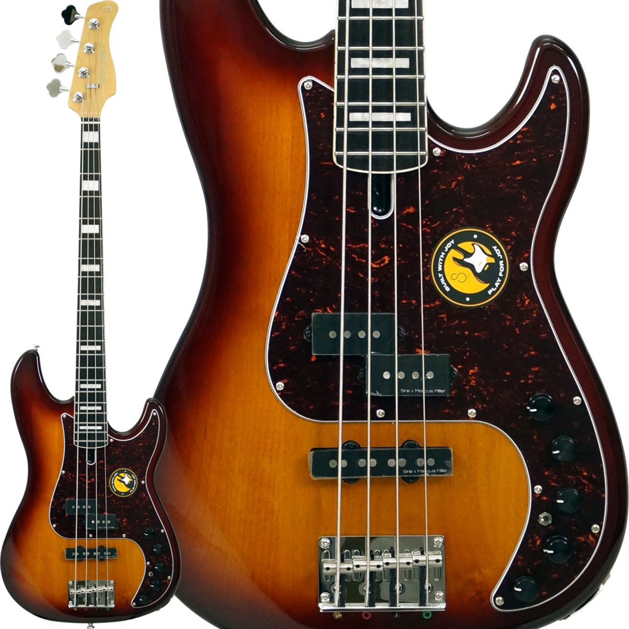 Sire Marcus Miller P7 ALDER 4-String 2nd Generation (Tobacco Sunburst) [アルダー・ボディ＆エボニー指板採用アクティヴ回路PJスタイル] [アウトレット特価品] 【お買い得セール品】