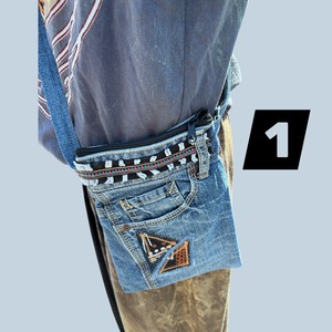 デニムバッグミニポシェット