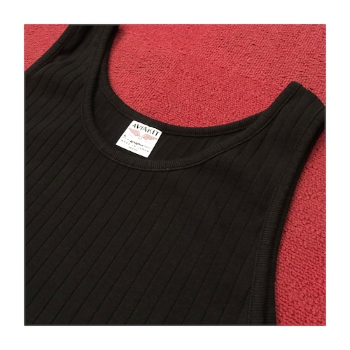 Lewis Leathers / Dropped Stitch AVIAKIT TankTop Black