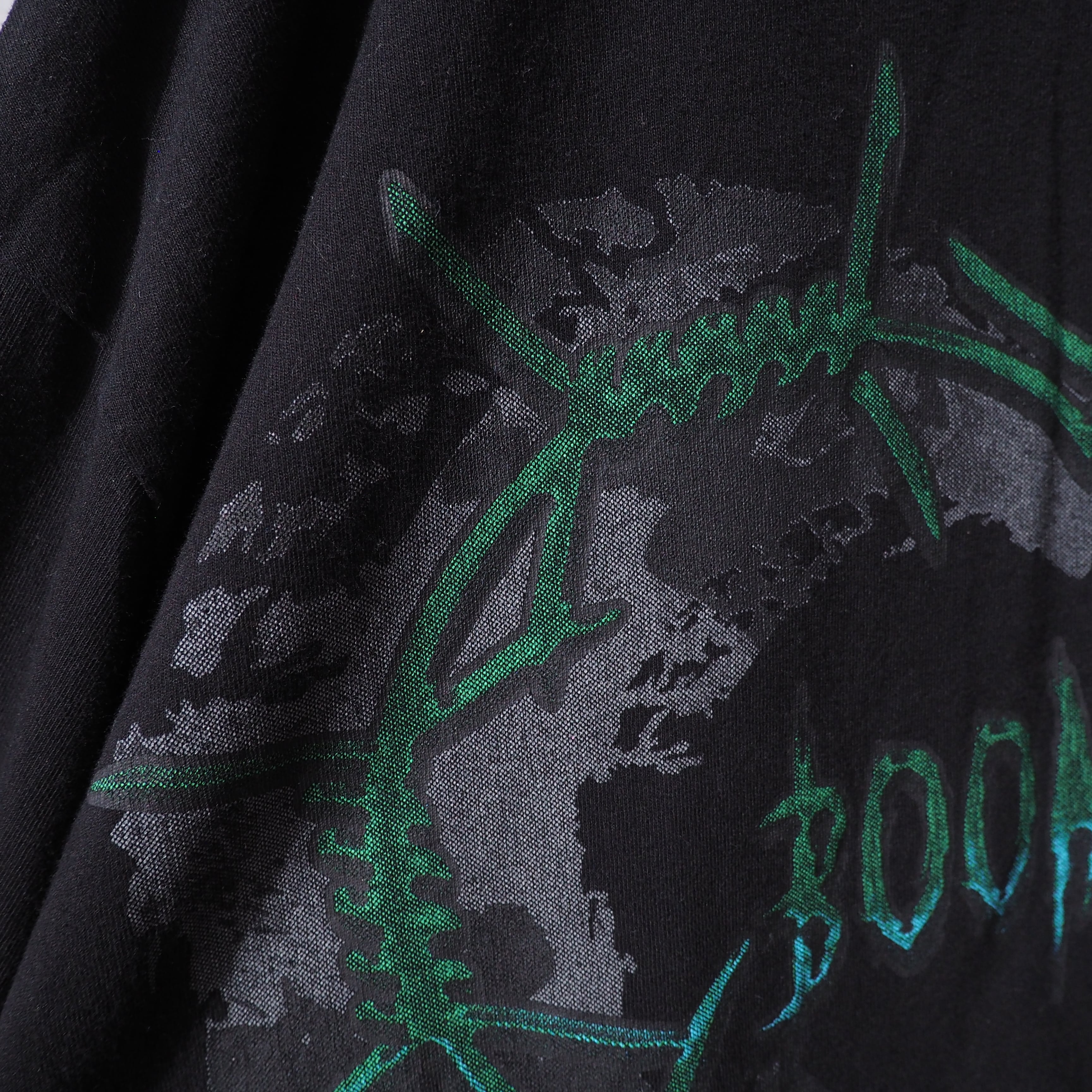 ” Broken heart ” Paint printed Long sleeve loose Tee