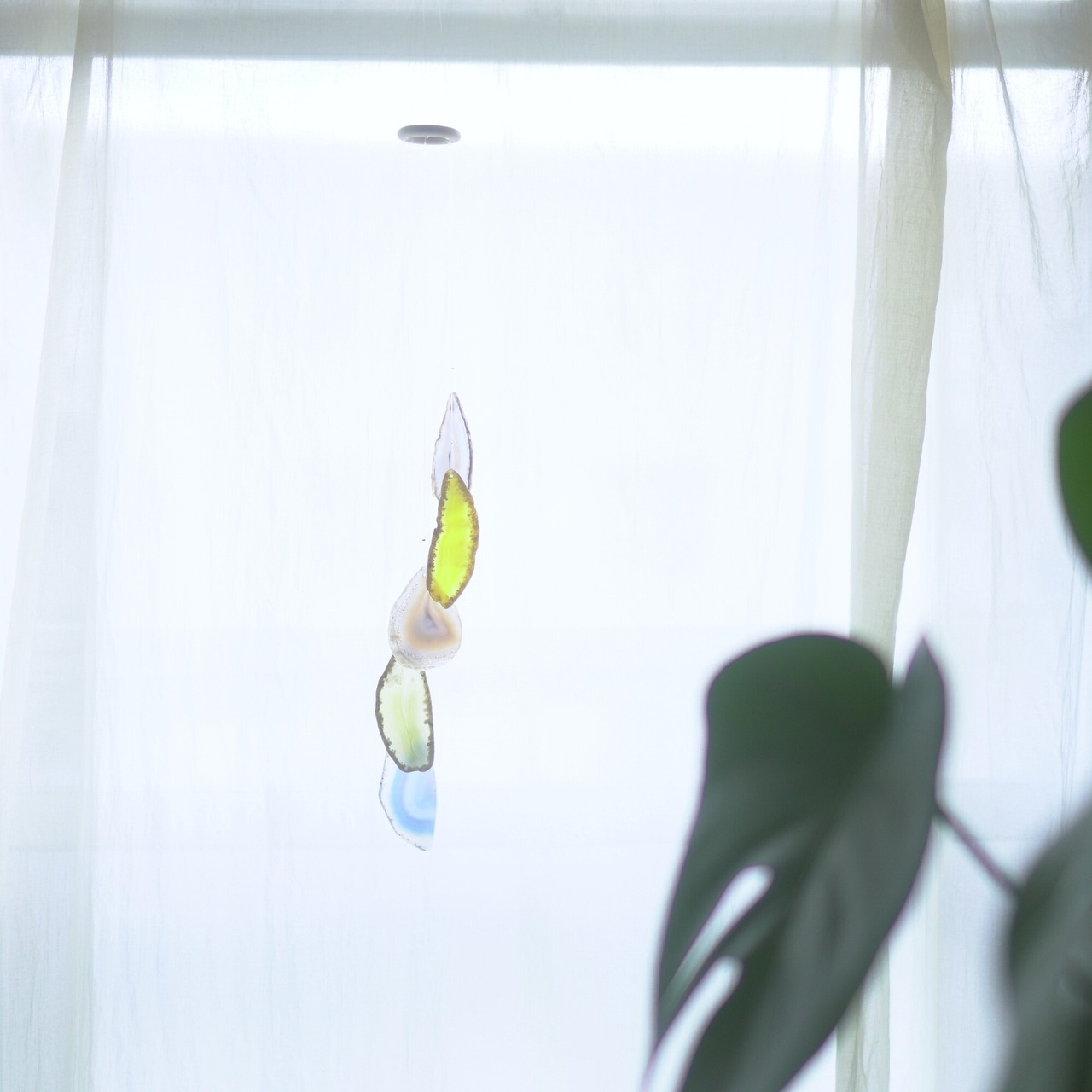 Pale Sky - アゲートヒーリングチャイム / Agate Sun Catcher Wind Chime 121