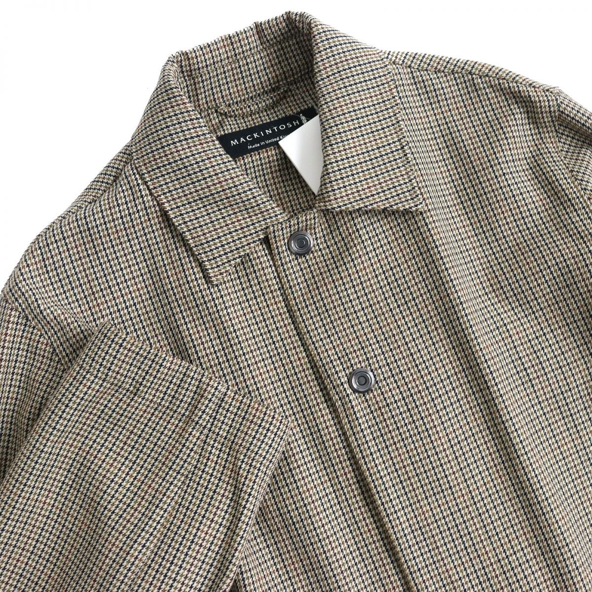 極美品△MACKINTOSH マッキントッシュ チェック柄 ハトメ 極美品△MACKINTOSH マッキントッシュ チェック柄 ハトメ