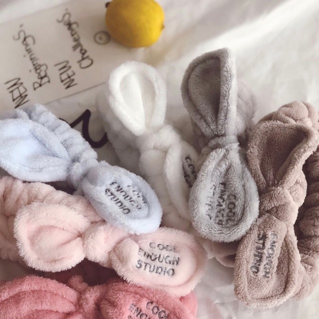 キッズふわふわファーリボンベビーヘアバンド