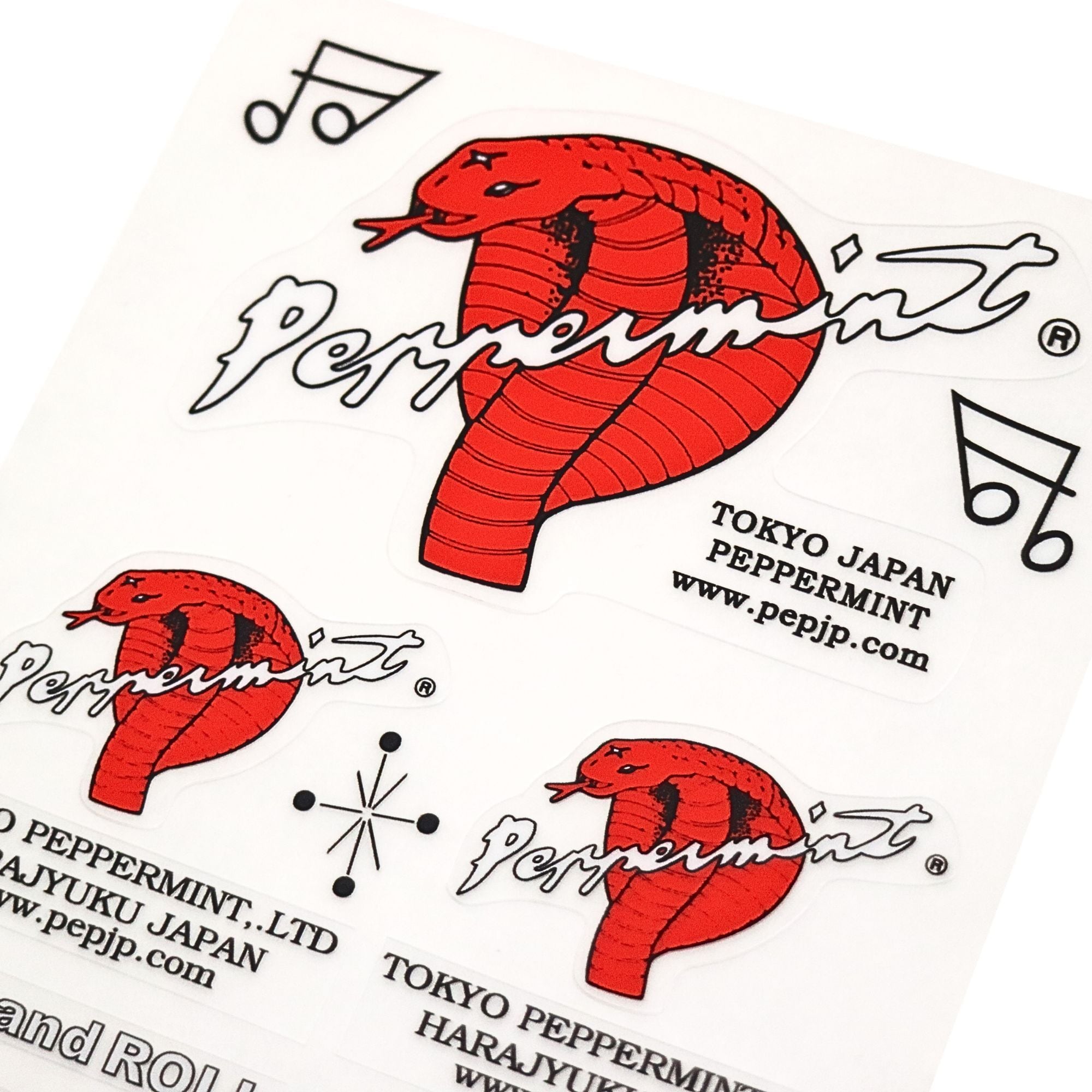 切抜きミニステッカーセット RSG-3125 TOKYO PEPPERMINT ロカビリー