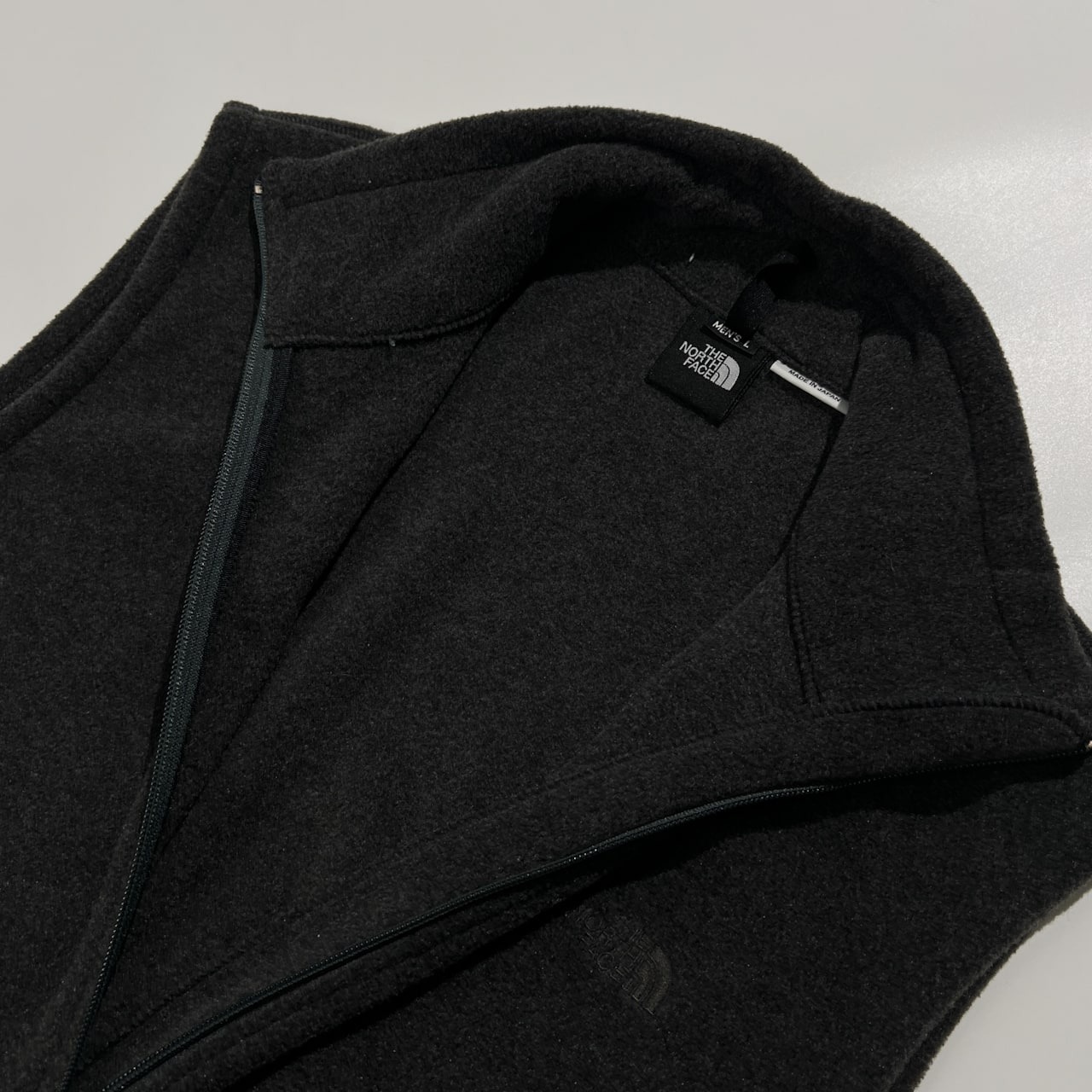 THE NORTH FACE ザ ノースフェイス POLARTEC ポーラテック フリース ベスト サイズ L /チャコール系 ゴールドウイン 日本製