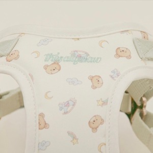 【予約】[ thesallyslaw ] Bailey cushioning harness｜Milk Pistachio