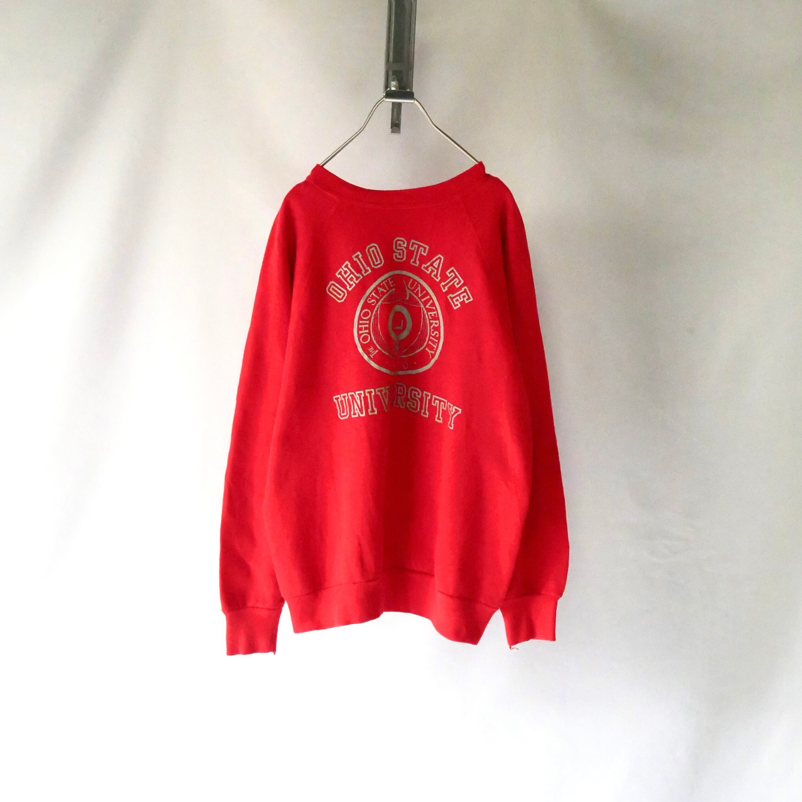 80s vintage madein USA red college sweat 80年代 ヴィンテージ