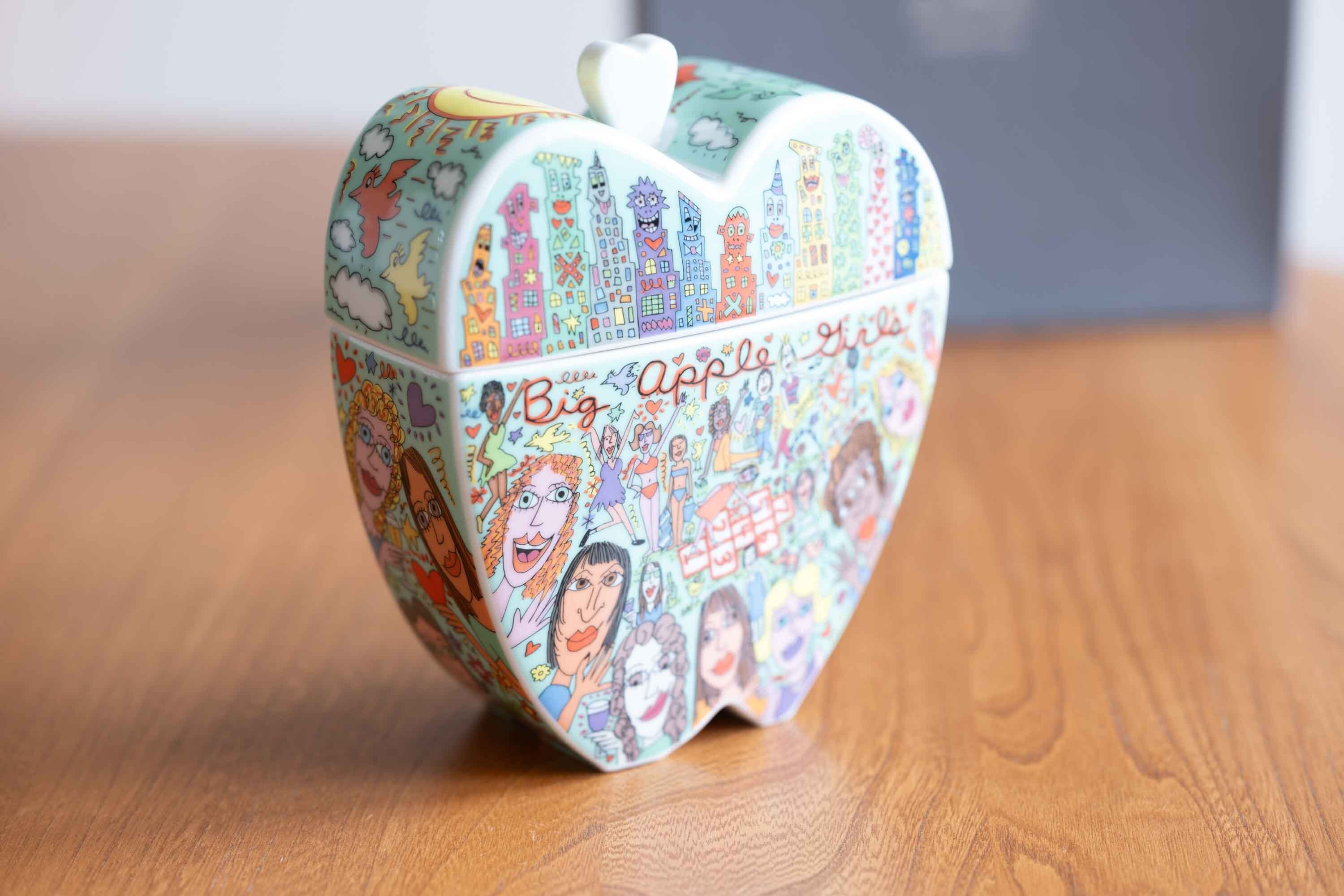 james rizzi ローゼンタール の置物 James Rizzi ジェームス・リジィ デザイン- BIG APPLE GIRLS - 2002年