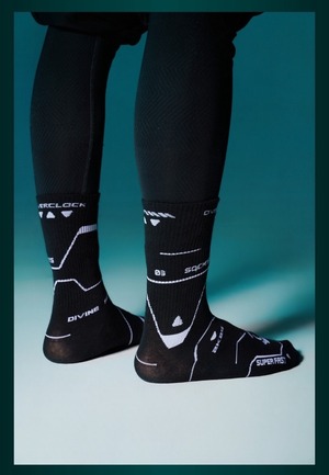 OVERCLOOCK ROAM SC-03 ロングステープルコットン ハイソックス