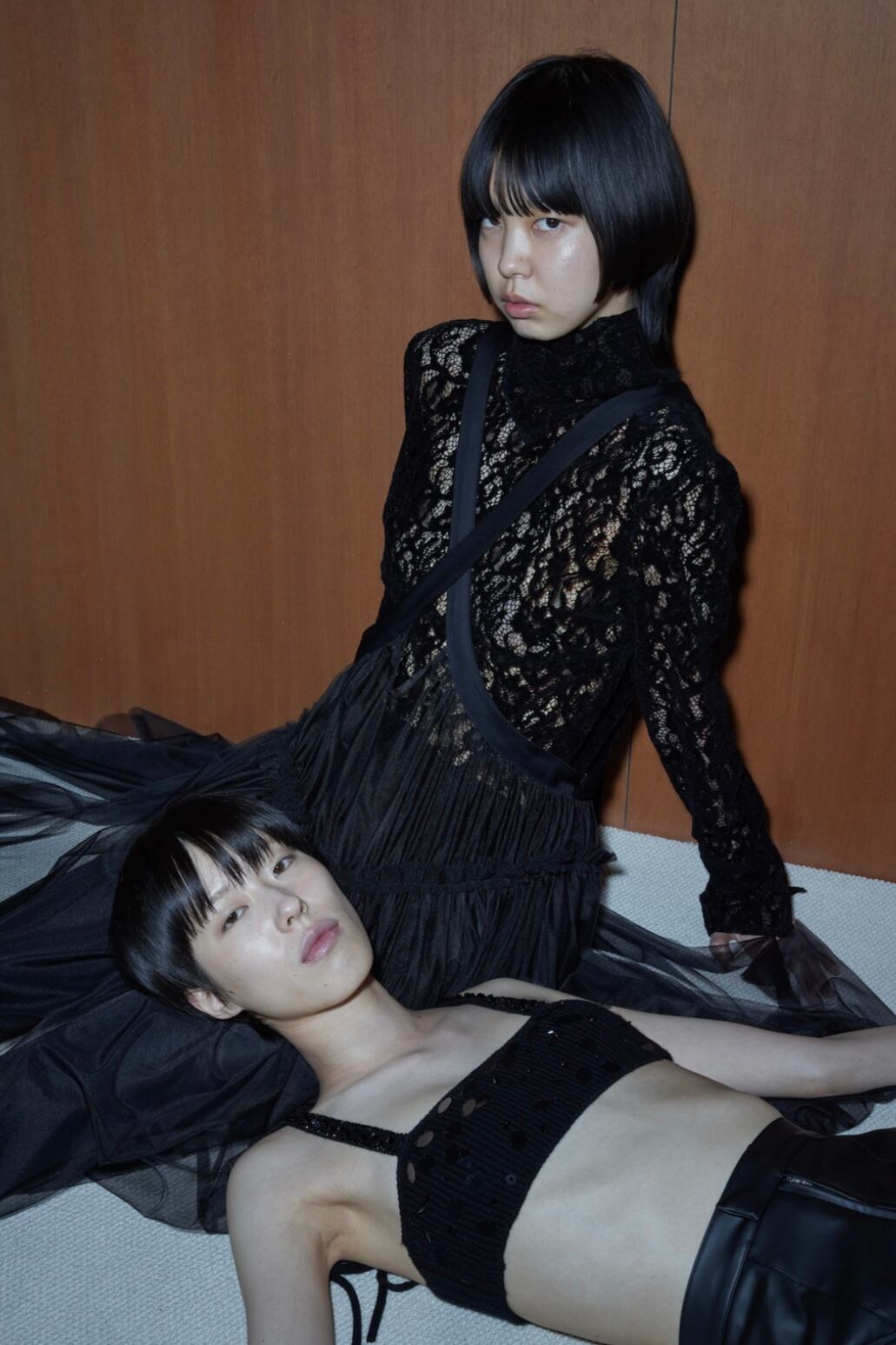 FETICO】LACE TIE NECK BLOUSE | loop