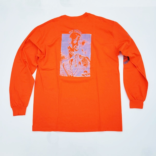 FAT PIGEON RECORDS "GLOOM-13" LONG TEE ORANGE L